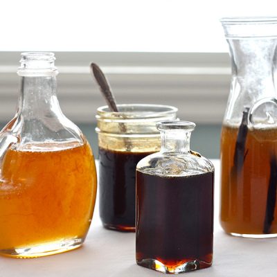 Aromatized syrups